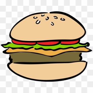 Burger Vector Bun - Cheeseburger Clipart