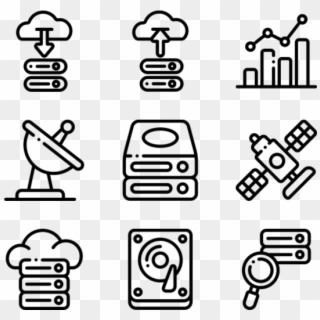 Database And Servers - Achievement Symbol Clipart
