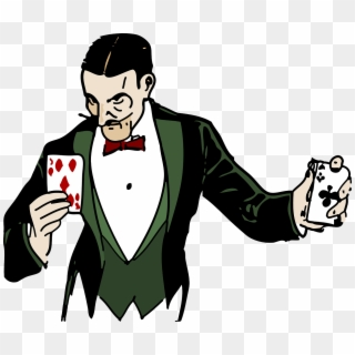 Illusionist Magic Magician Cards Png Image - Clipart Magician Transparent Png