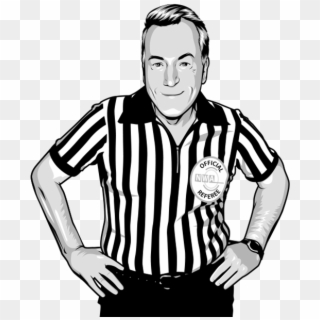 Referee Instructions For - Basketball Official Clipart