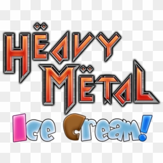 Heavy Metal Ice Cream Logo Clipart