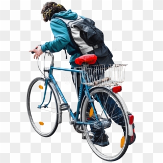 Free Png Walking With His Bike Png Images Transparent - Walking With Bike Png Clipart