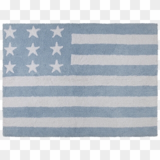 Washable Rug American Flag Baby Blue / Alfombra Lavable - Rugs Clipart