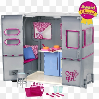 Rv Seeing You Camper For 18-inch Dolls - Our Generation Doll Camper Van Inside Clipart