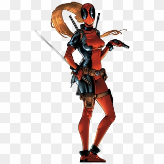 Knowing Flame Comics Loves The Comics Medium On The - Lady Deadpool Comic Png Clipart