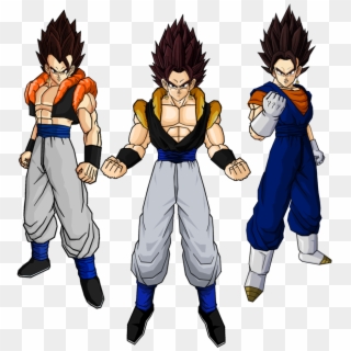 Gogeta Is Famous For His Amazing Power And Speed, And - Gogeta And Vegito Potara Fusion Clipart