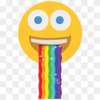 10 Émojis Trop Cool Qui Devraient - Emoji With Rainbow Coming Out Of Mouth Clipart