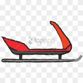 Free Png Snow Sled Icon Design - Dinghy Clipart