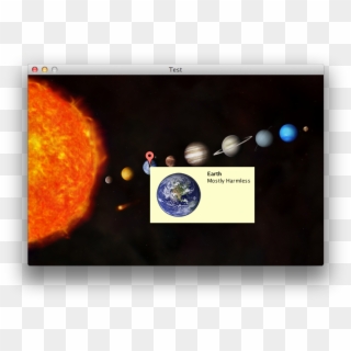 Enter Image Description Here - Solar System Model Planets Clipart