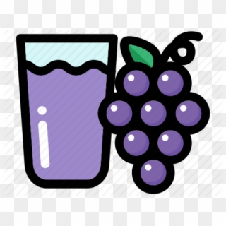 Grape Juice Clipart - Png Download