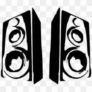 Speakers Sound Audio Speaker Png Image - Speakers Clipart Black And White Transparent Png