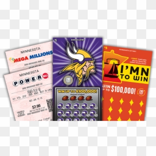 08 Ticket Fan - Minnesota Lottery Clipart