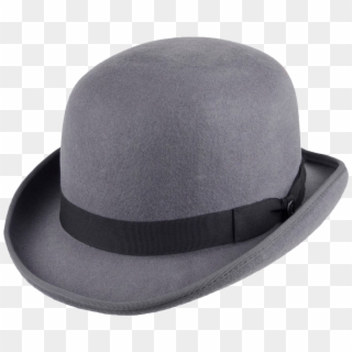 Grey Homburg Hat Clipart