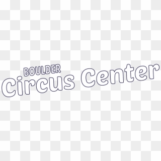 Boulder Circus Center Logo - Calligraphy Clipart