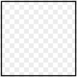 White Square Outline Png - Simple Square Clipart