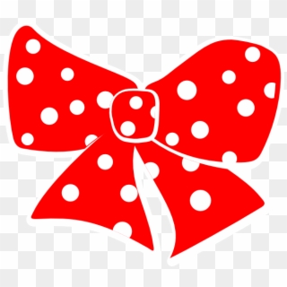 Red Cheer Bow Clipart - Png Download