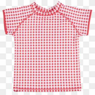 White Polka Dot Png Ducksday Uv Shirt Star Bademode - Dress Shirt Clipart