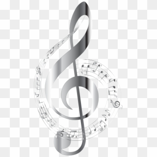 This Free Icons Png Design Of Chrome Musical Notes Clipart