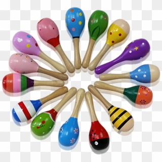 Wooden Baby Toy Rattle - Plastic Clipart