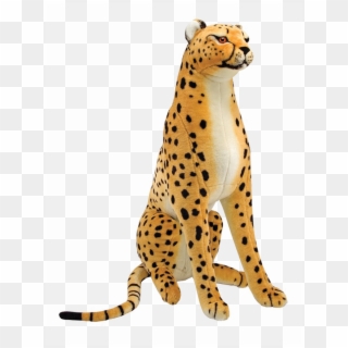 Sitting Cheetah Png Image Background - Melissa And Doug Stuffed Animals Clipart