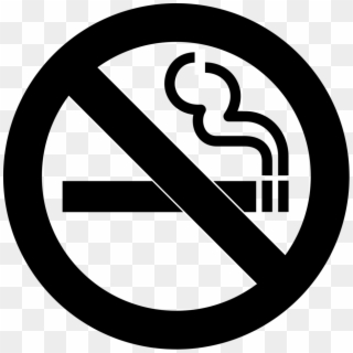 Smoking - No Smoking Black And White Clipart
