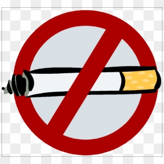 Smoke - Poster On No Smoking With Slogan Clipart