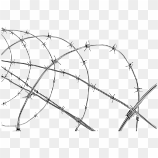 Barbwire - Transparent Background Barbed Wire Png Clipart