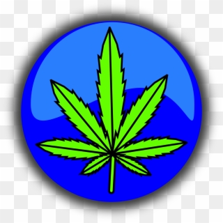 Cannabis, Marijuana, Leaf, Symbol, Icon, Drug, Weed - Cannabis Clipart