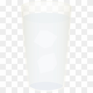 Glass Of Water With Ice Cubes Free Clip Art - Lampshade - Png Download