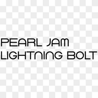 Pearl Jam 'lightning Bolt' - Pearl Jam Lightning Bolt Font Clipart