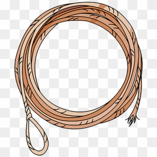 Rope Cartoon Clip Art Cowboy Transprent Png - Wire Transparent Png
