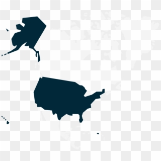 United States - Usa North America West Coast Map Clipart