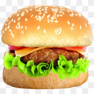 Hamburger - Hamburger White Background Clipart