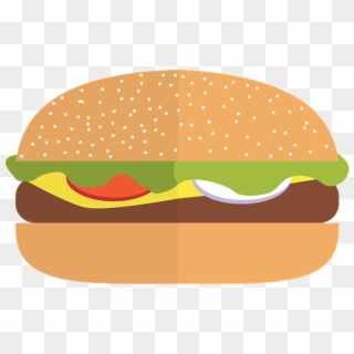 Beef, Burger, Cheese, Hamburger, Bread, Bun, Food - Cheeseburger Clipart