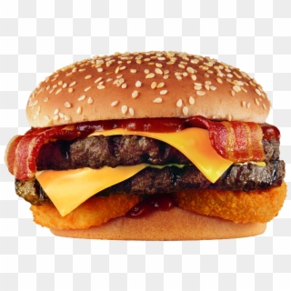 Junk Food Clipart Bacon Cheeseburger - Png Download