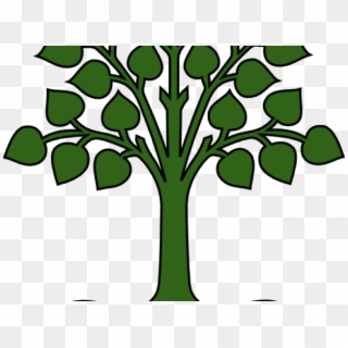 Cartoon Tree Roots - Tree Symbol On Coat Of Arms Clipart