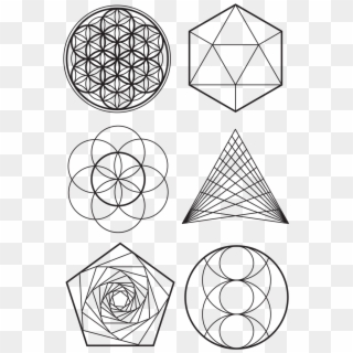 Sacred Geometry Sheet - Sacred Geometry Clipart