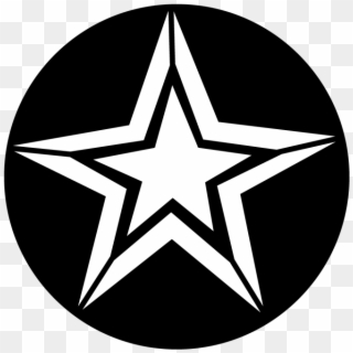 Star With Outline - Us Army Girlfriend Sticker Clipart