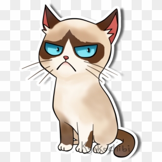 Grumpy Cat , Png Download - Domestic Short-haired Cat Clipart