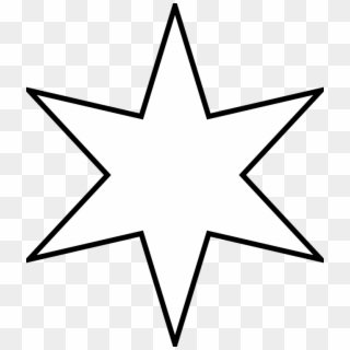 Five-pointed Star Coloring Book Shape Outline - Colouring Page Of Star Clipart
