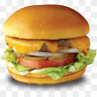 Burger With Lettuce Tomato And Onion , Png Download - Burger With Lettuce Tomato And Onion Clipart