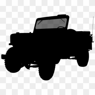 Jeep Silhouette - Off-road Vehicle Clipart