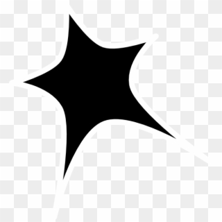 Black And White Vector Star Clipart