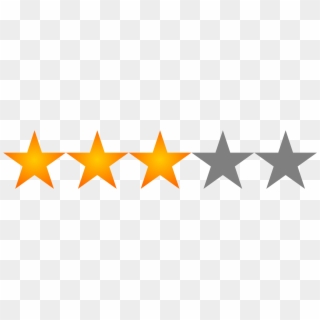 3 Star Png - 4 Out Of 5 Stars Clipart