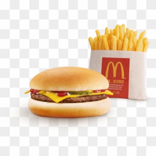 Clip Freeuse Library And Fries Png For Free Download - Mcdonalds Burger And Chips Transparent Png
