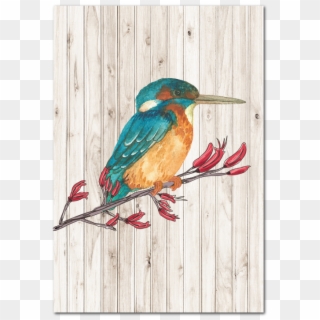 Plywood Art Rectangle - Hummingbird Clipart