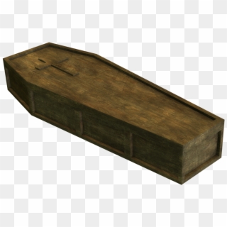 Wooden Coffin Clip Art - Png Download