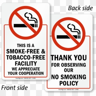 Twincal 2 Sided Window Decals - Smoking Clipart