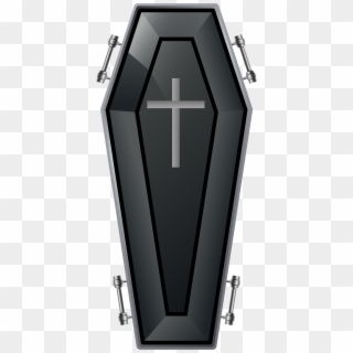 Black Coffin Transparent Png Image - Cross Clipart