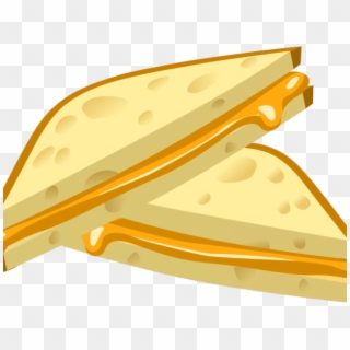 Grilled Cheese Clipart Triangle Sandwich - Grilled Cheese Sandwich Cartoon - Png Download
